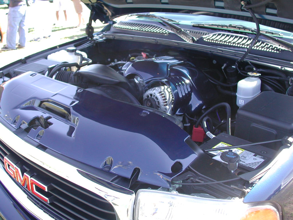 Painted Vortec Engine Cover.